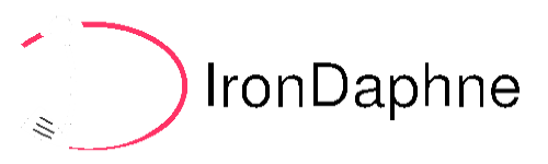 Iron Daphne Logo Text Black